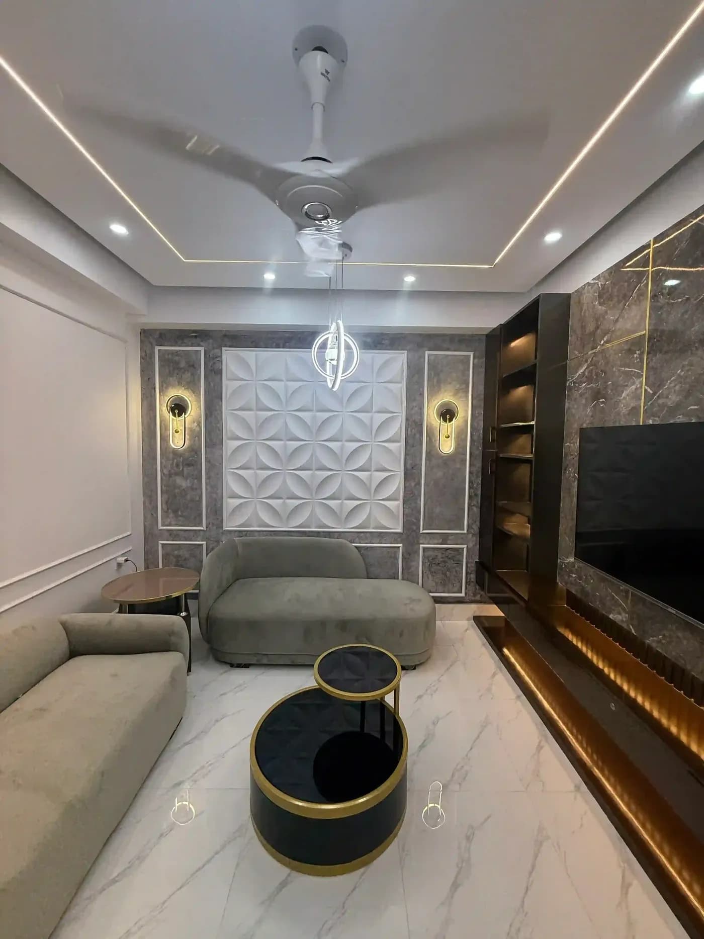 Interior design after