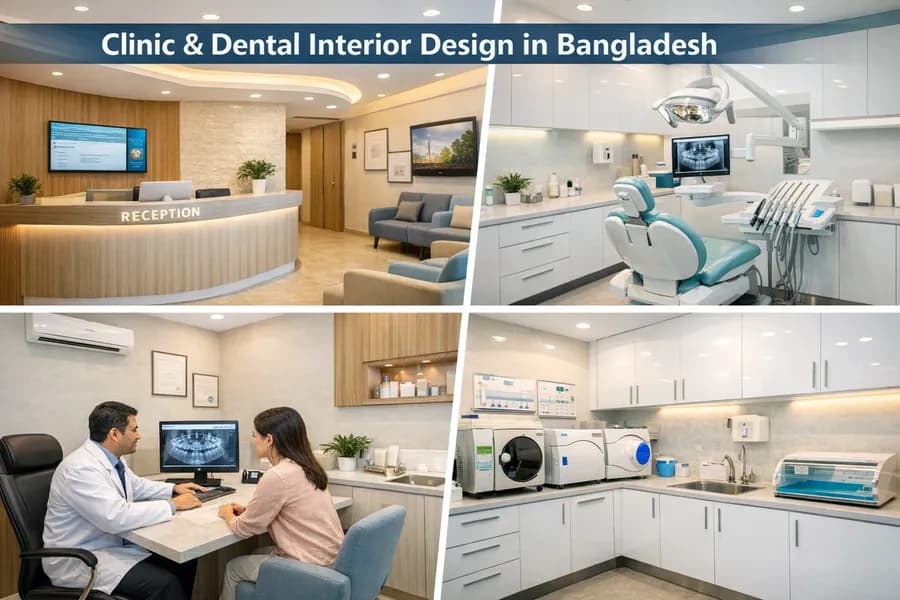 Clinic and Dental Interior Design in Bangladesh: What Patients Notice First (And Why It Matters)